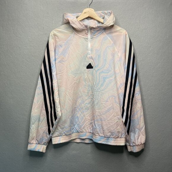 Adidas Steve Clarkson Quarterback Retreat Football Tie Dye Windbreaker S - Picture 1 of 8